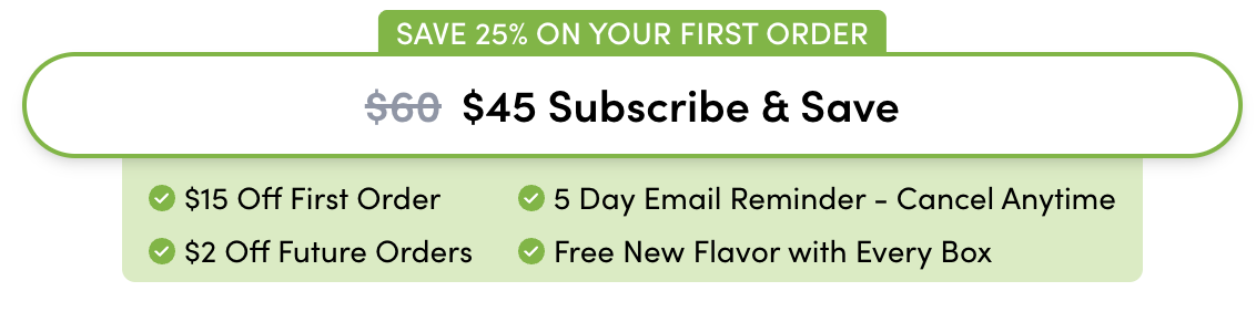  Oats Overnight Subscribe button, showing the free new flavor with every box. 